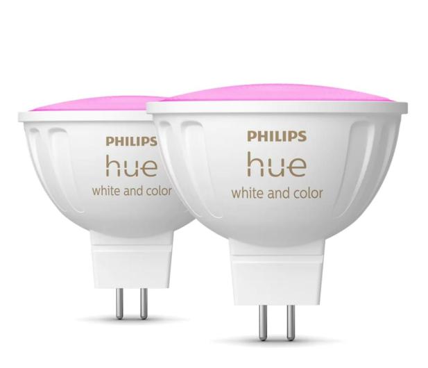 Philips Hue Hue White and color ambiance Żarowka MR16 GU5.3 400 lm 2szt. 8719514491649 - 1271556 - zdjęcie